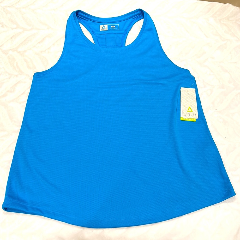 Athlux Mesh Pleated Back Tank